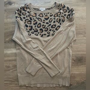 Merona Women's Leopard Sweater - Tan